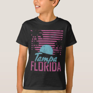 Tampa Florida Fl Zitrus Staat Miami Vibes Strand V T-Shirt