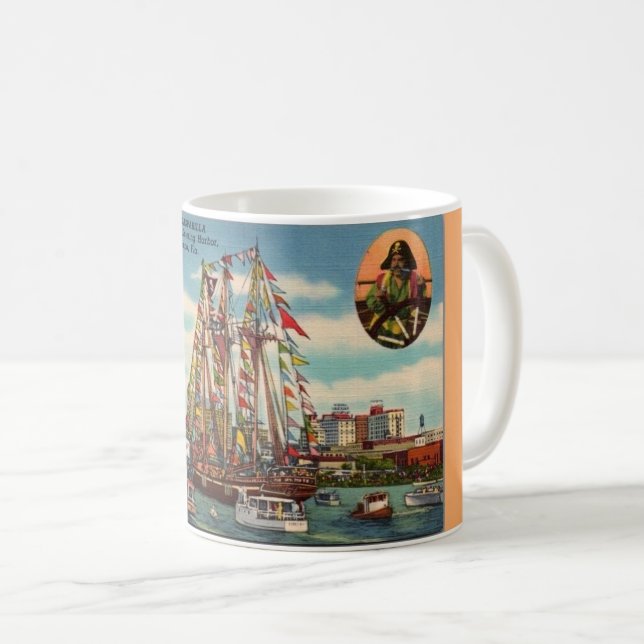 Tampa Florida Gasparilla  Kaffeetasse (VorderseiteRechts)