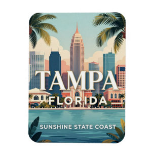 Tampa Florida Golfküsten-Reise Magnet