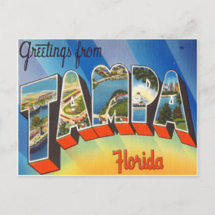 Tampa Florida Postkarte