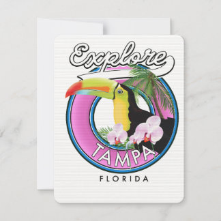 Tampa Florida Retro-Logo entdecken