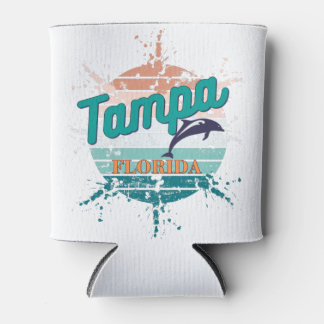 Tampa Florida Retro Vintage explodierender Sonnenu Dosenkühler