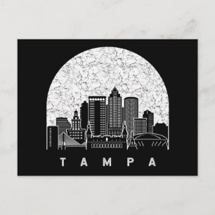 Tampa Florida Skyline Postkarte