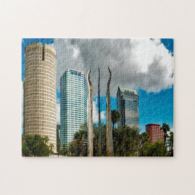 Tampa Florida Skyline. Puzzle (Horizontal)