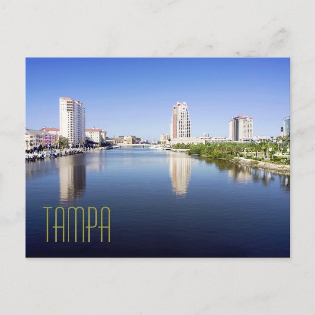 Tampa, Florida, U.S.A. Postkarte (Vorderseite)