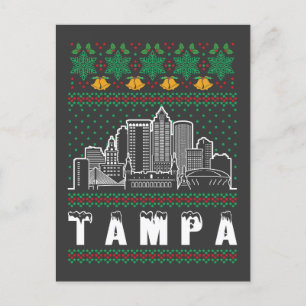 Tampa Florida Ugly Christmas Postkarte