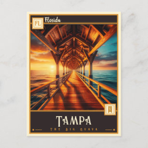 Tampa, Florida Vintage Postkarte