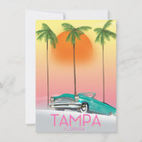Tampa Florida Vintages Reiseplakat