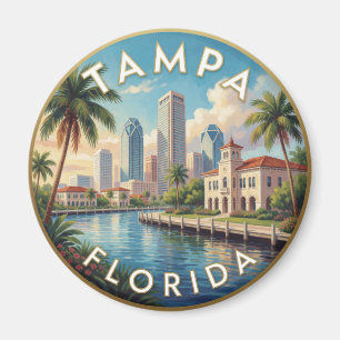 Tampa Florida Waterfront Reise Magnet
