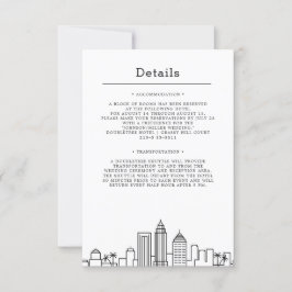 Tampa, Florida Wedding | Gästedaten Einladung