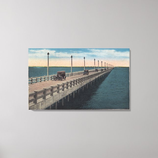 Tampa, FloridaView of Gandy BridgeTampa, FL Leinwanddruck (Vorderseite)