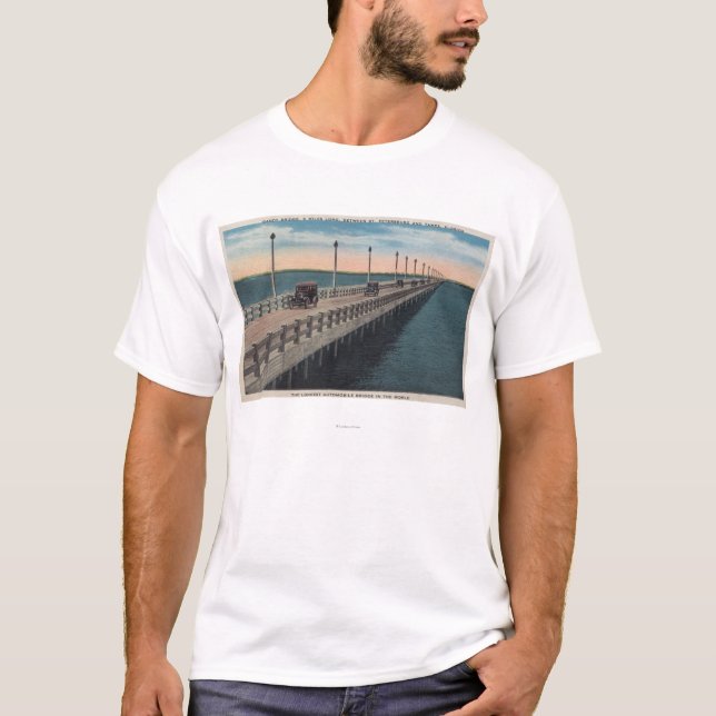 Tampa, FloridaView von Gandy BridgeTampa, FL T-Shirt (Vorderseite)