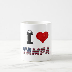 Tampa-Liebe-Florida-Herz-amerikanische Tasse