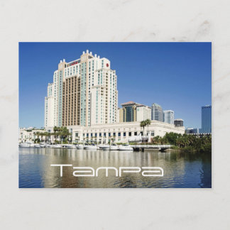 Tampa, Marriott, Waterside, Hotel & Marina Postkarte