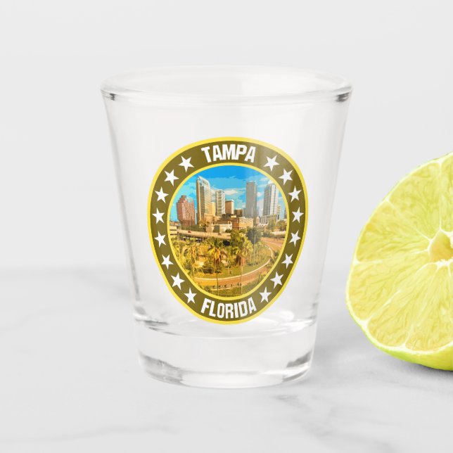 Tampa Schnapsglas (Vorderseite)