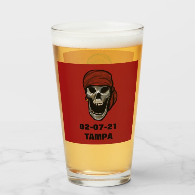 TAMPA SKULLS GLAS (Vorne (Gefüllt))