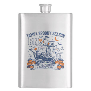 Tampa Spooky Season Piraten Kürbisse Patientenvers Flachmann