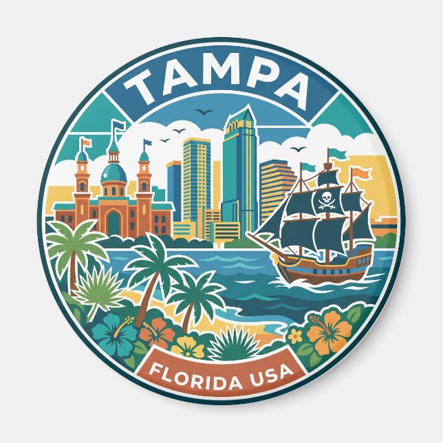 Tampa USA Magnet (Vorne)