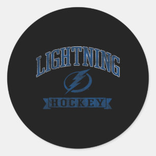 Tampa Y Lightning Vintage Hockey Grau Offiziell L Runder Aufkleber