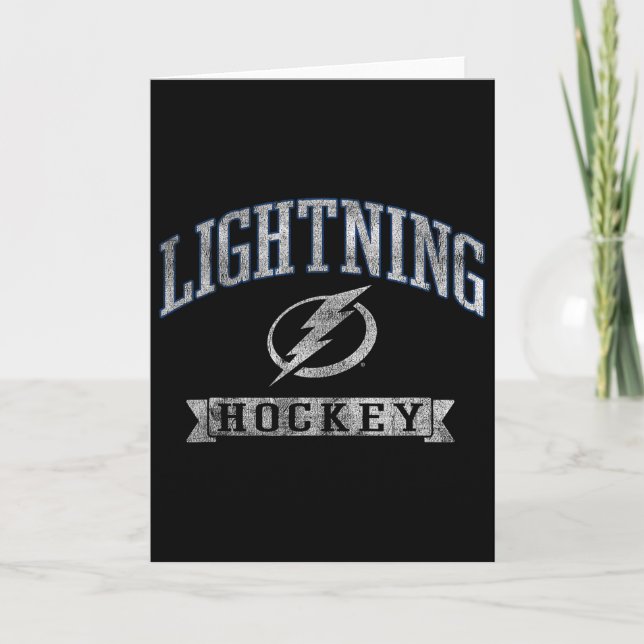 Tampa Y Lightning Vintage Hockey Officially Licens Karte (Vorderseite)
