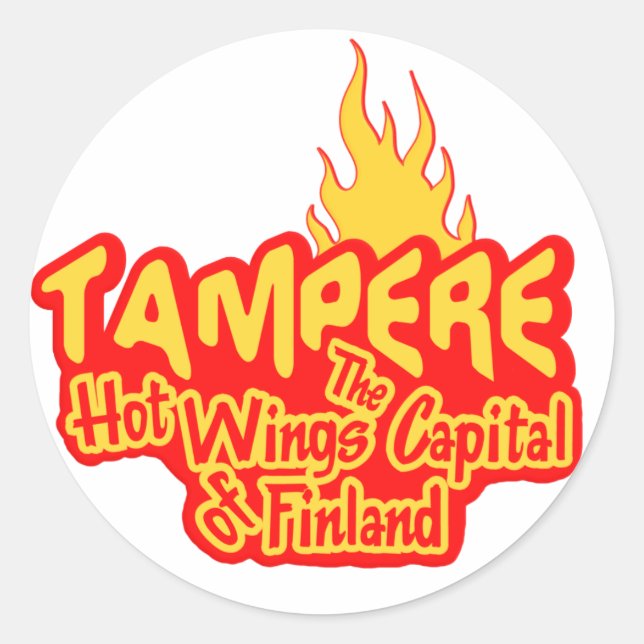 Tampere Hot Wings Aufkleber (Vorderseite)