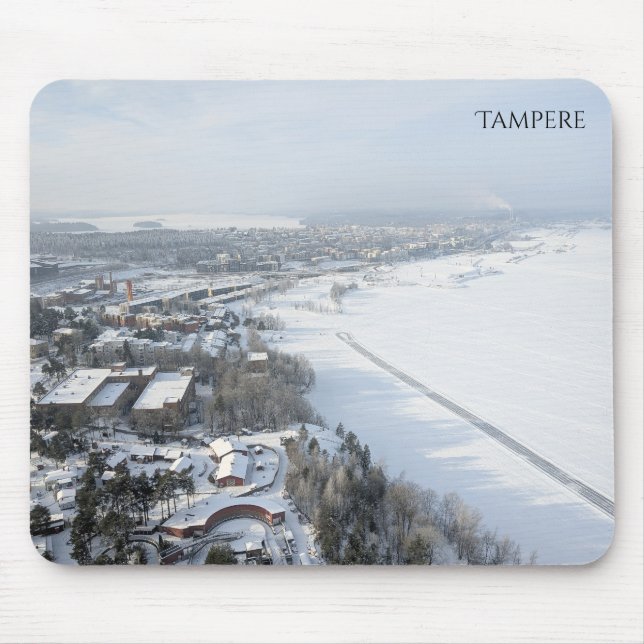 Tampere im Winter Mousepad (Vorne)