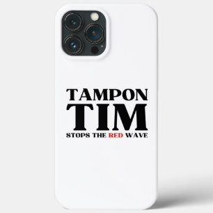 Tampon Tim wird die Red Wave-Tim Walz 2024 stoppen Case-Mate iPhone Hülle