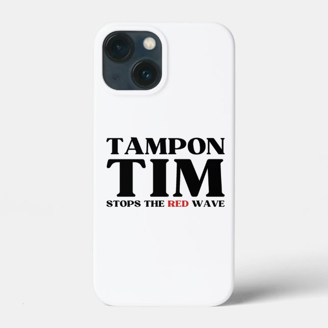 Tampon Tim wird die Red Wave-Tim Walz 2024 stoppen Case-Mate iPhone Hülle (Rückseite)