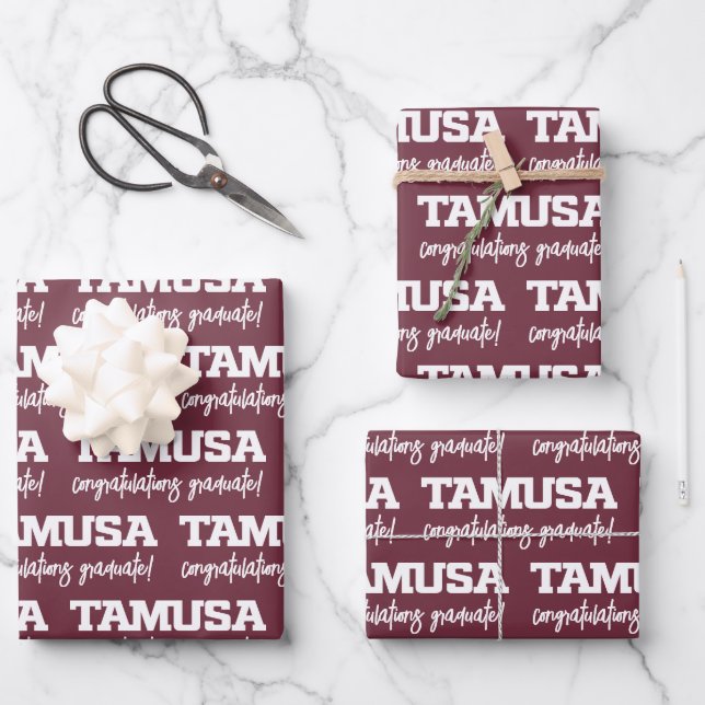 TAMUSA GESCHENKPAPIER SET (Vorderseite)