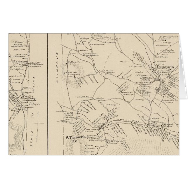 Tamworth, Carroll Co (Vorderseite (Horizontal))