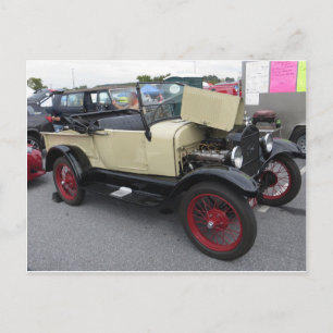 Tan Antique Car Postkarte