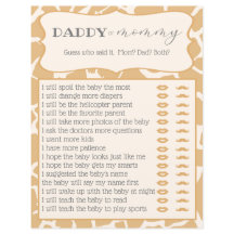 Tan Baby Giraffe Baby Duschgel, der es gesagt hat