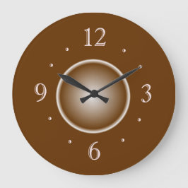 TAN Brown mit Weißglühen-Effekt > schlichte Uhren