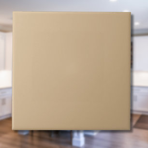 Tan Brown Solid Color   Klassisches Elegant Fliese