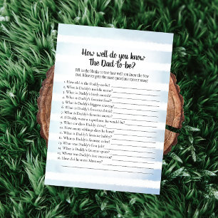 Tan Bunny Blue, der den Vater bester Duschvorhang Einladung