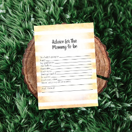 Tan Bunny Yellow Advisor für Mommy Shower Game Einladung