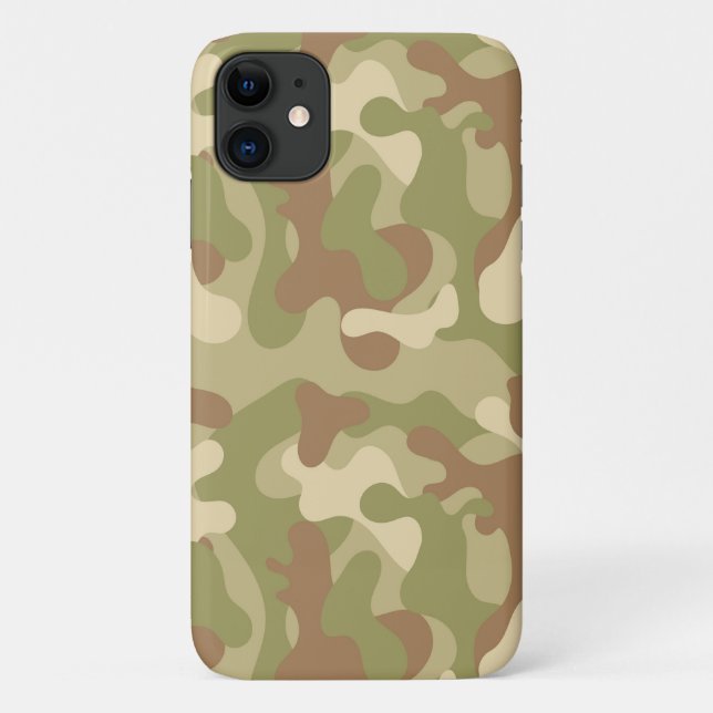 Tan Camouflage Case | iPhone | Pad | Samsung (Rückseite)