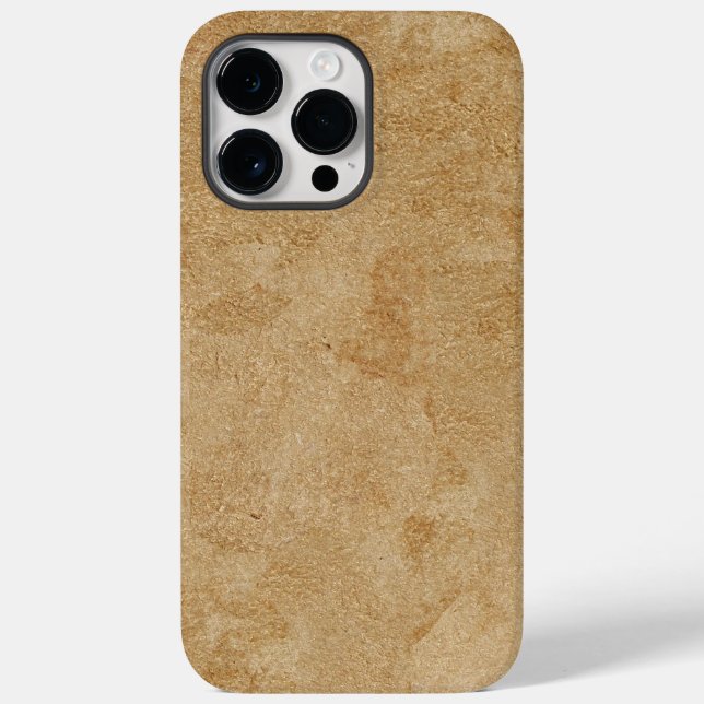 Tan Chamois Leather Print Case-Mate iPhone Hülle (Rückseite)