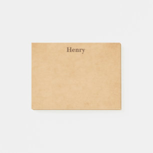 Tan Classic Trendy Post-it Klebezettel