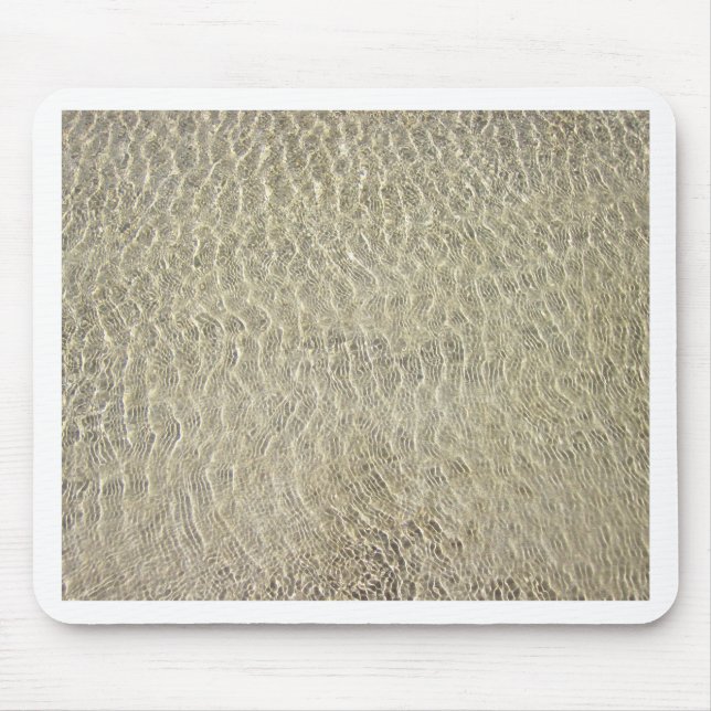 Tan Crocodile Leather Pattern Mousepad (Vorne)