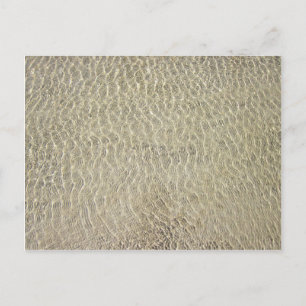 Tan Crocodile Leather Pattern Postkarte