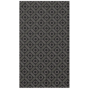 Tan Formen auf schwarz Tischdecke