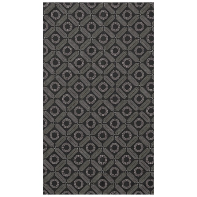 Tan Formen auf schwarz Tischdecke (Vorderseite)