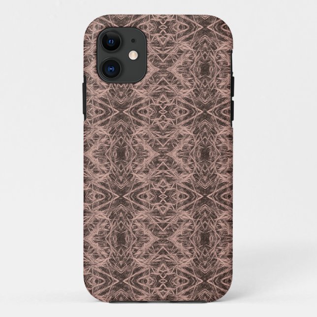 Tan Foxtail Wiederholung Case-Mate iPhone Hülle (Rückseite)