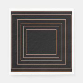 Tan Interior Square Design Serviette