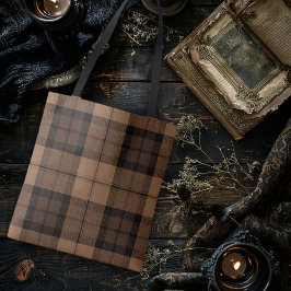 Tan Kariert Dark Academia