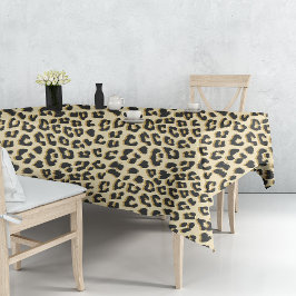 Tan Leopard Print Tischdecke