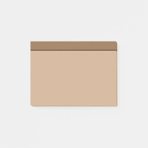 Tan Light Brawn Color Minimalistische Post-It-Noti Post-it Klebezettel