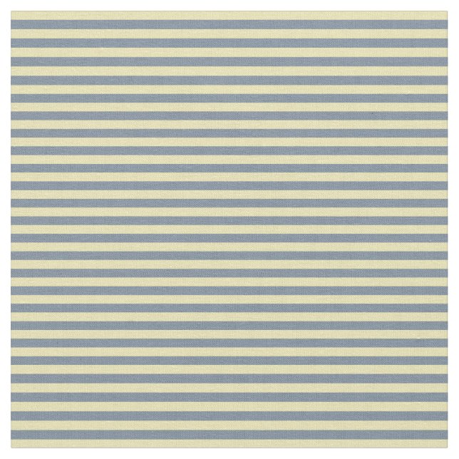 Tan & Light Slate Grau farbiges Muster Stoff (Nahaufnahme)