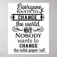 Tan Linen Look Ändern Sie die Toilettenpapier Bade